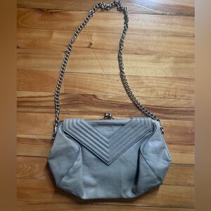 Diesel Gray leather bag